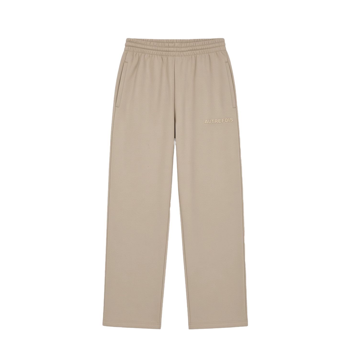 Sweatpants: Straight Fit With Split
