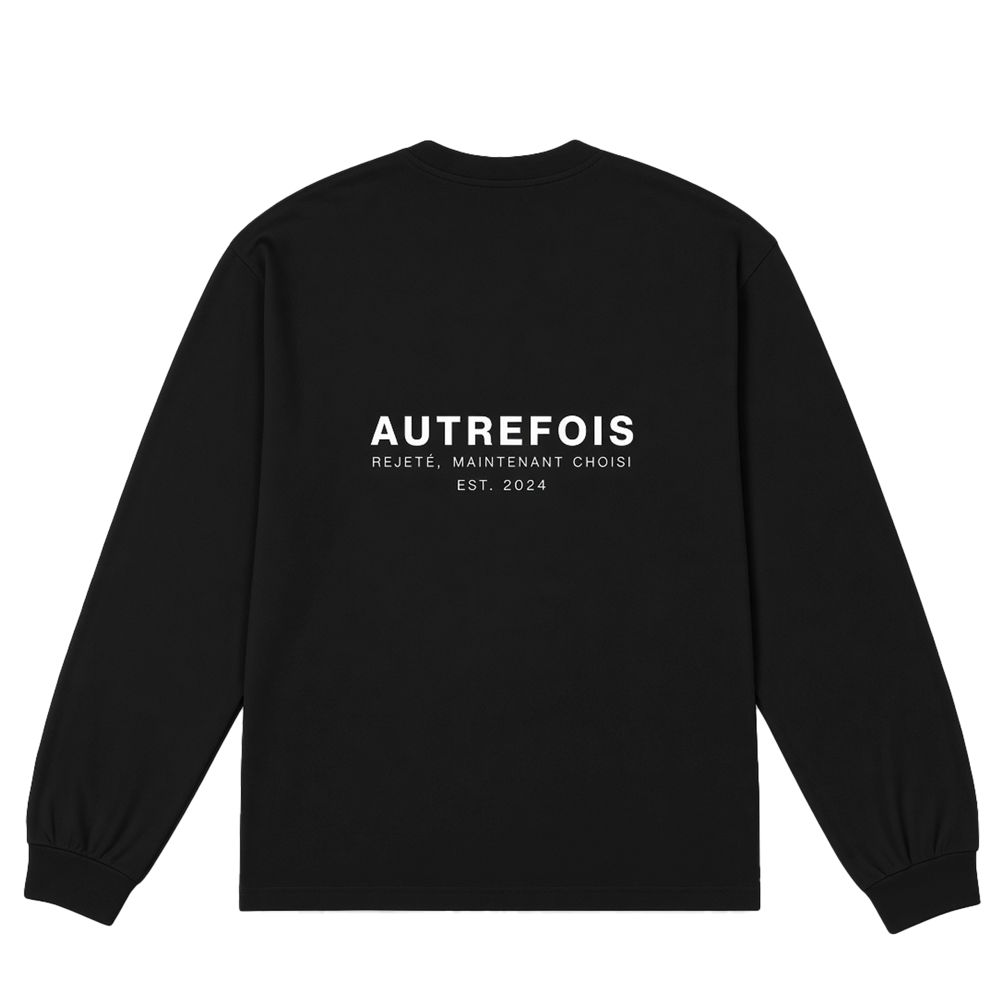 Relaxed Fit Long Sleeve - Black