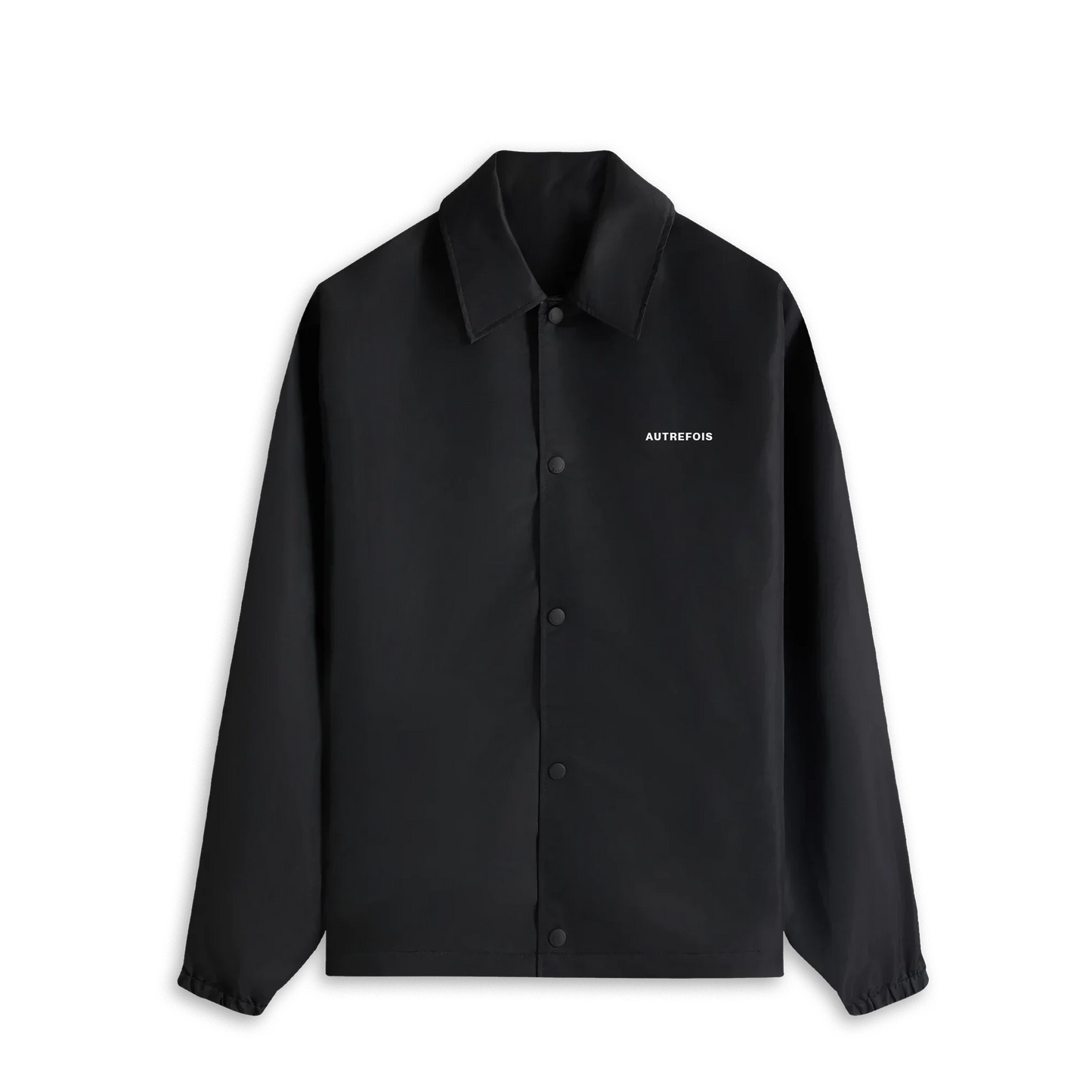 Relaxed Fit Coach Jacket - Black