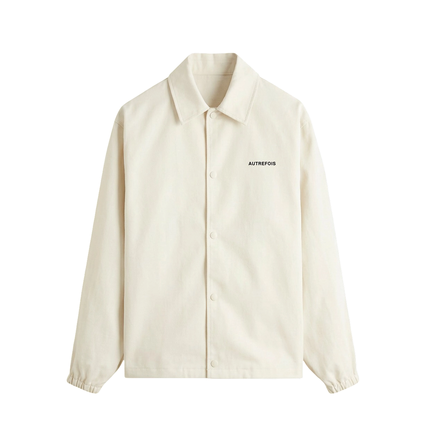 Relaxed Fit Coach Jacket - OffWhite