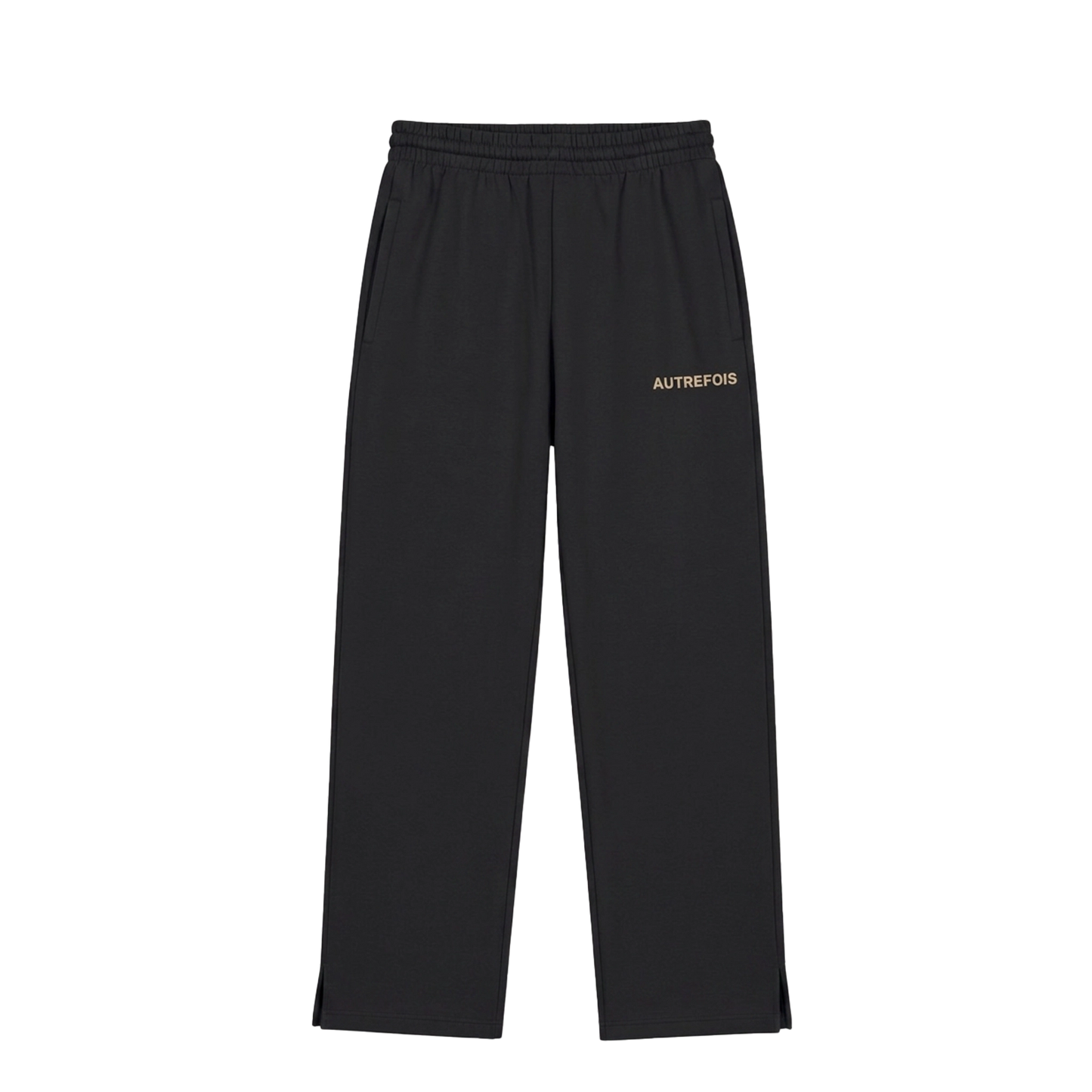 Sweatpants: Straight Fit With Split