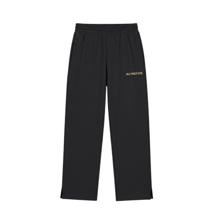 Sweatpants: Straight Fit With Split