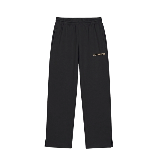 Sweatpants: Straight Fit With Split