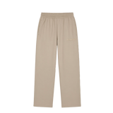 Sweatpants: Straight Fit With Split – Beige