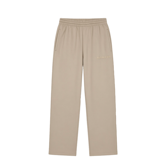 Sweatpants: Straight Fit With Split