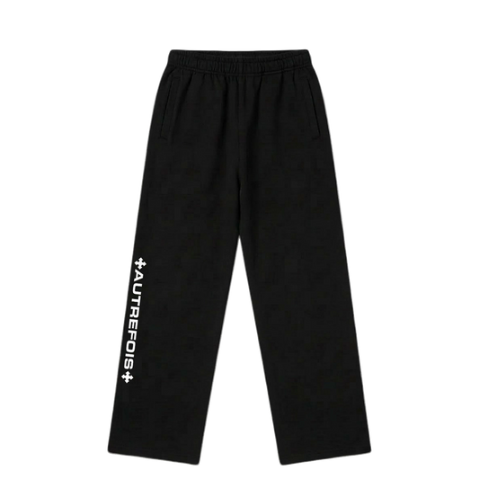 Relaxed Fit Sweatpants - Black