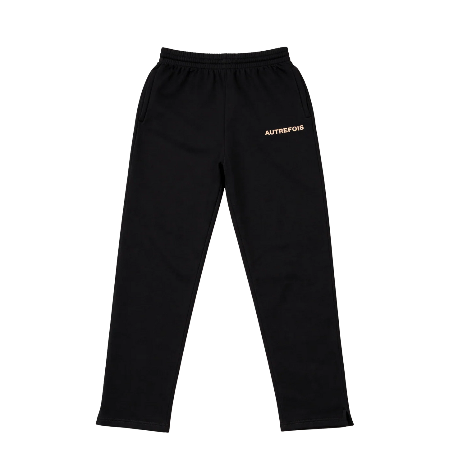 Sweatpants: Straight Fit With Split