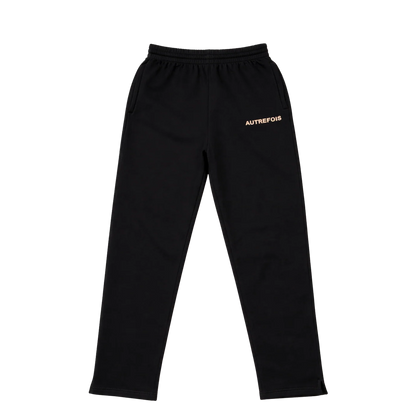 Sweatpants: Straight Fit With Split