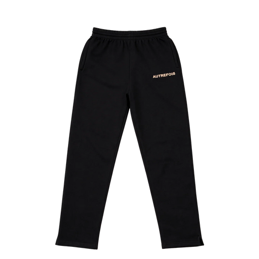 Sweatpants: Straight Fit With Split