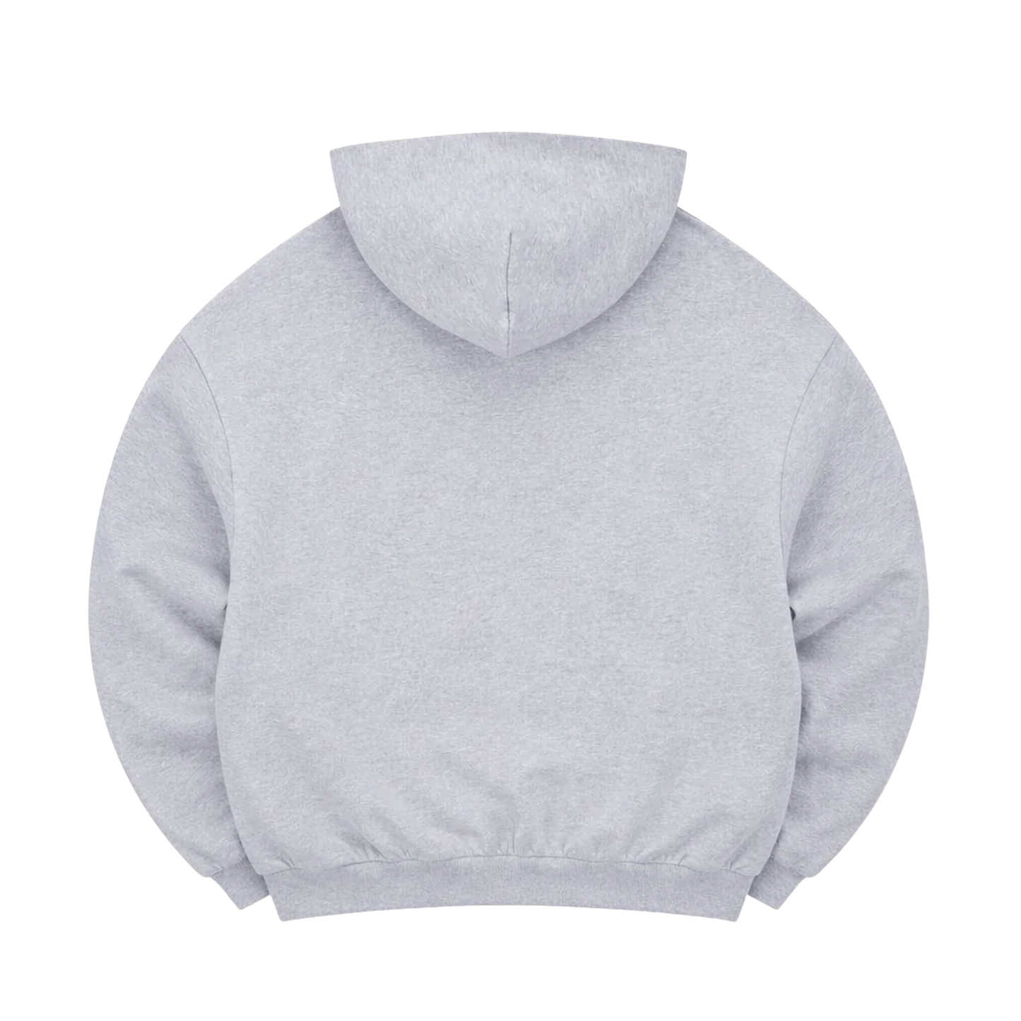 Relaxed Fit Zip Hoodie - Grey