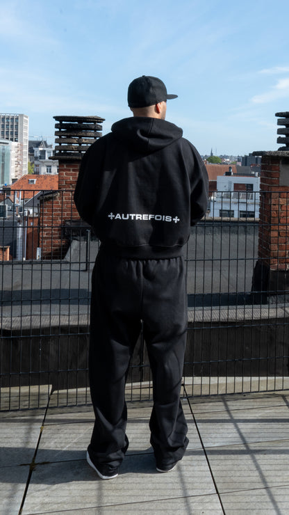 Relaxed Fit Sweatpants - Black