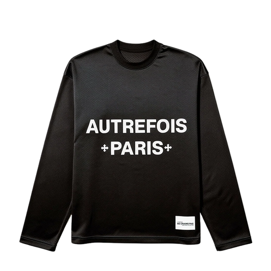 Boxy Oversized Jersey - Black