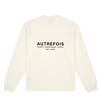 Relaxed Fit Longsleeve - Off White