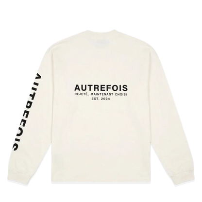Relaxed Fit Longsleeve - Off White