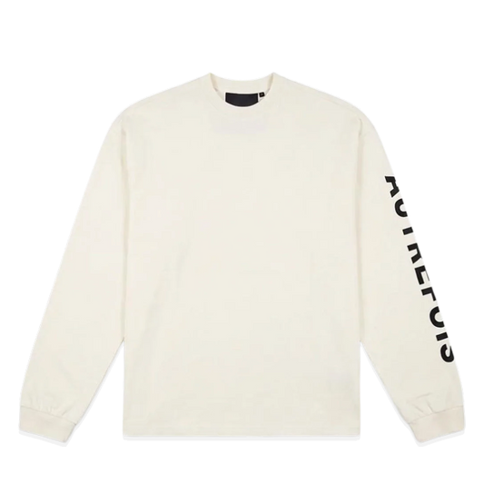 Relaxed Fit Longsleeve - Off White