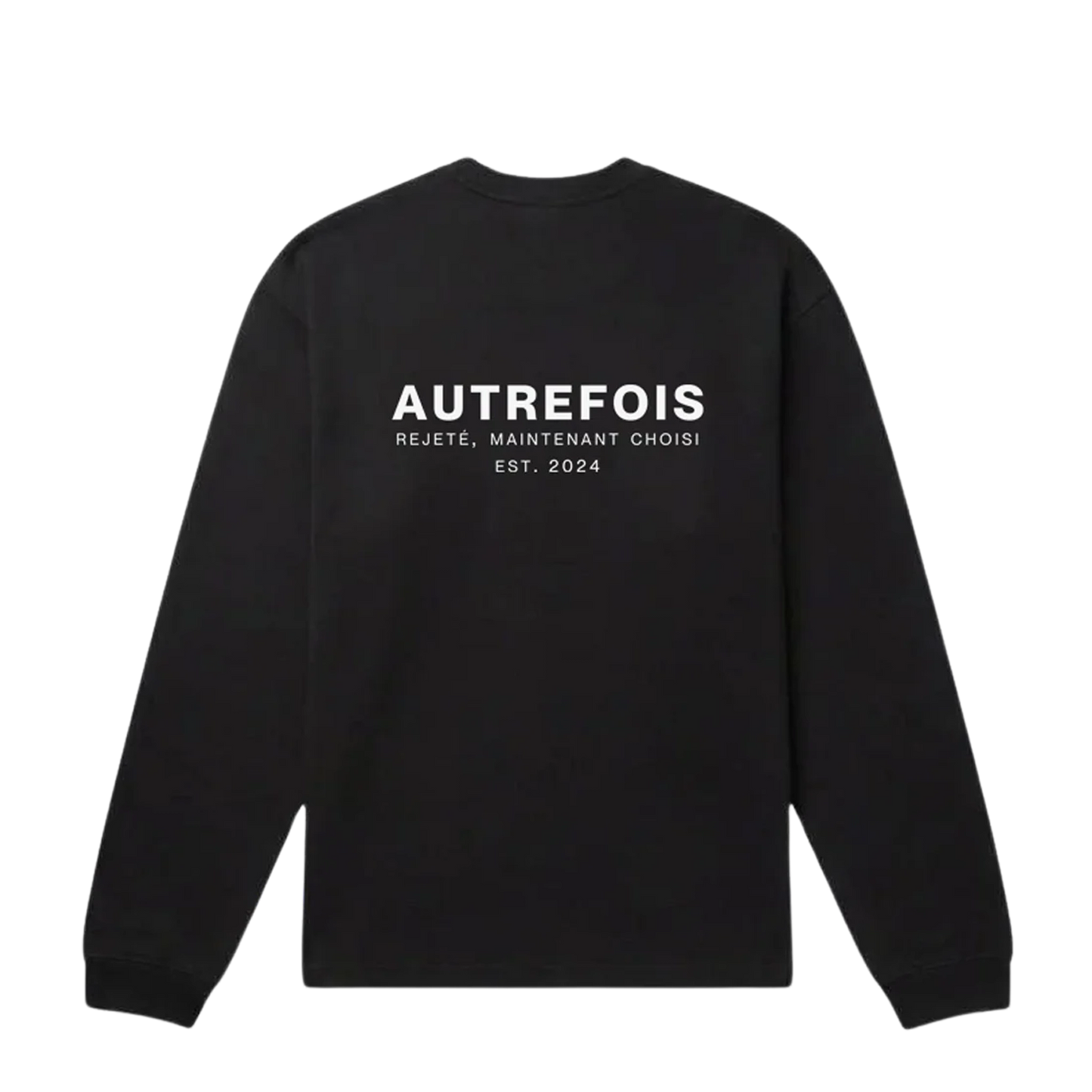 Relaxed Fit Long Sleeve - Black