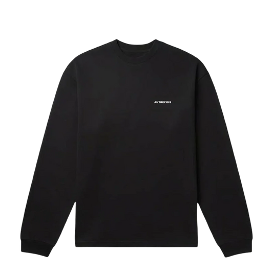 Relaxed Fit Long Sleeve - Black