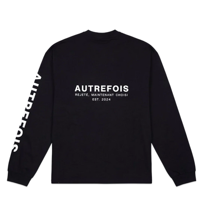 Relaxed Fit Longsleeve - Black