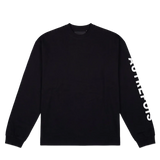 Relaxed Fit Longsleeve - Black – Black