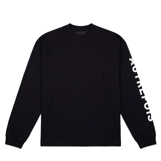 Relaxed Fit Longsleeve - Black