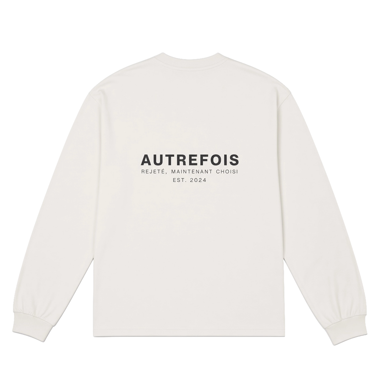 Relaxed Fit Longsleeve - Off White