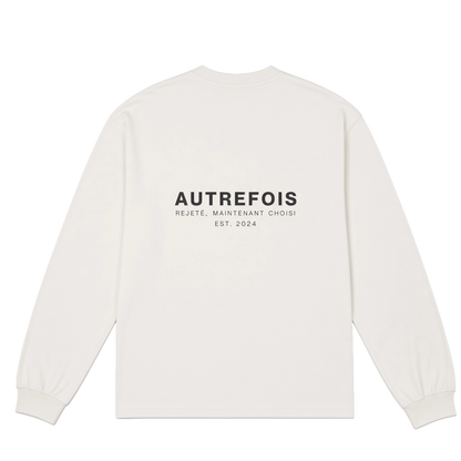 Relaxed Fit Longsleeve - Off White