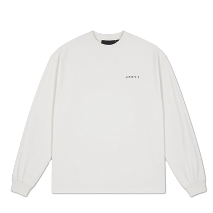 Relaxed Fit Longsleeve - Off White