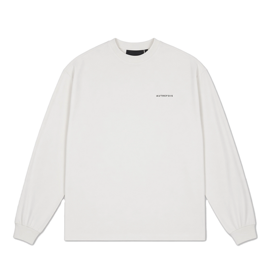 Relaxed Fit Longsleeve - Off White
