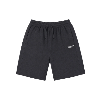 Relaxed Fit Sweat Short - Black
