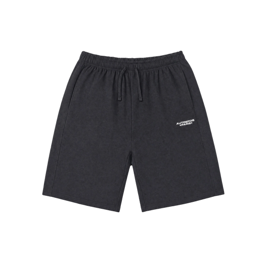Relaxed Fit Sweat Short - Black