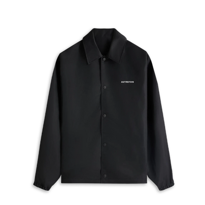 Relaxed Fit Coach Jacket - Black