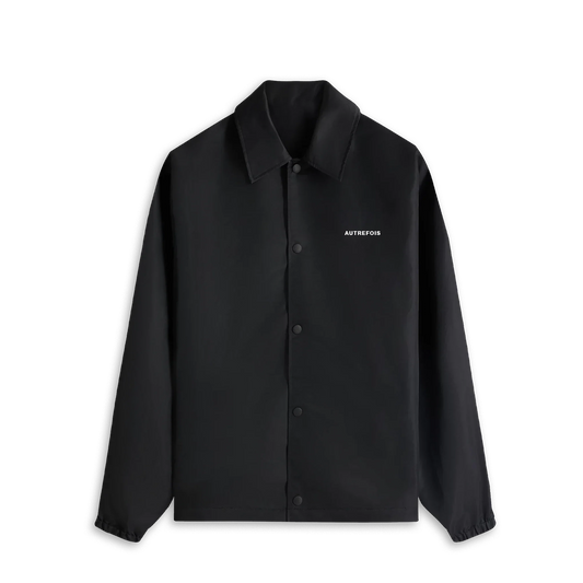 Relaxed Fit Coach Jacket - Black