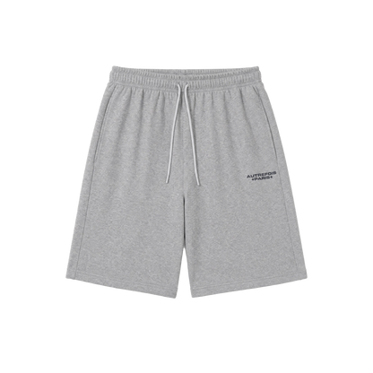 Relaxed Fit Sweat Short - Grey