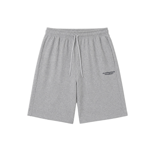 Relaxed Fit Sweat Short - Grey